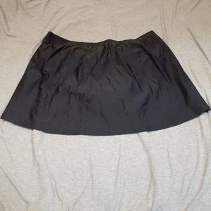 Swimsuits For All Plus Size Black Swim Skirt 20